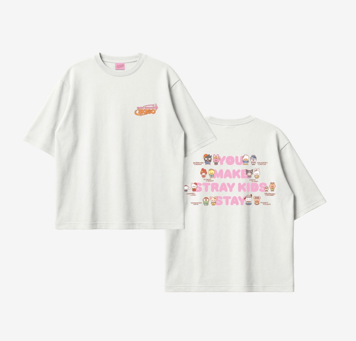 STRAY KIDS - SKZOO X SANRIO T-SHIRT [OCTOBER restock]