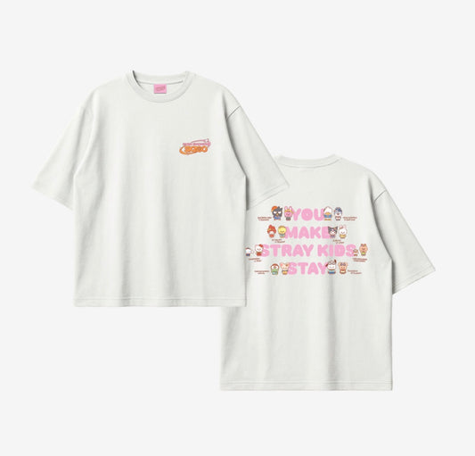 STRAY KIDS - SKZOO X SANRIO T-SHIRT [OCTOBER restock]
