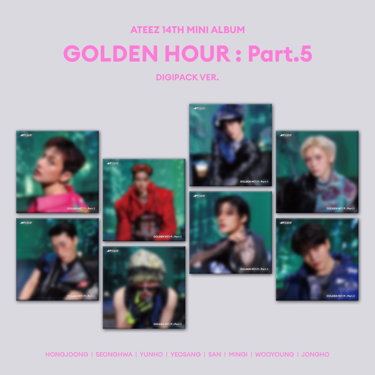 ATEEZ - GOLDEN HOUR PART.5 [SIGNED] (PRE-ORDER) random