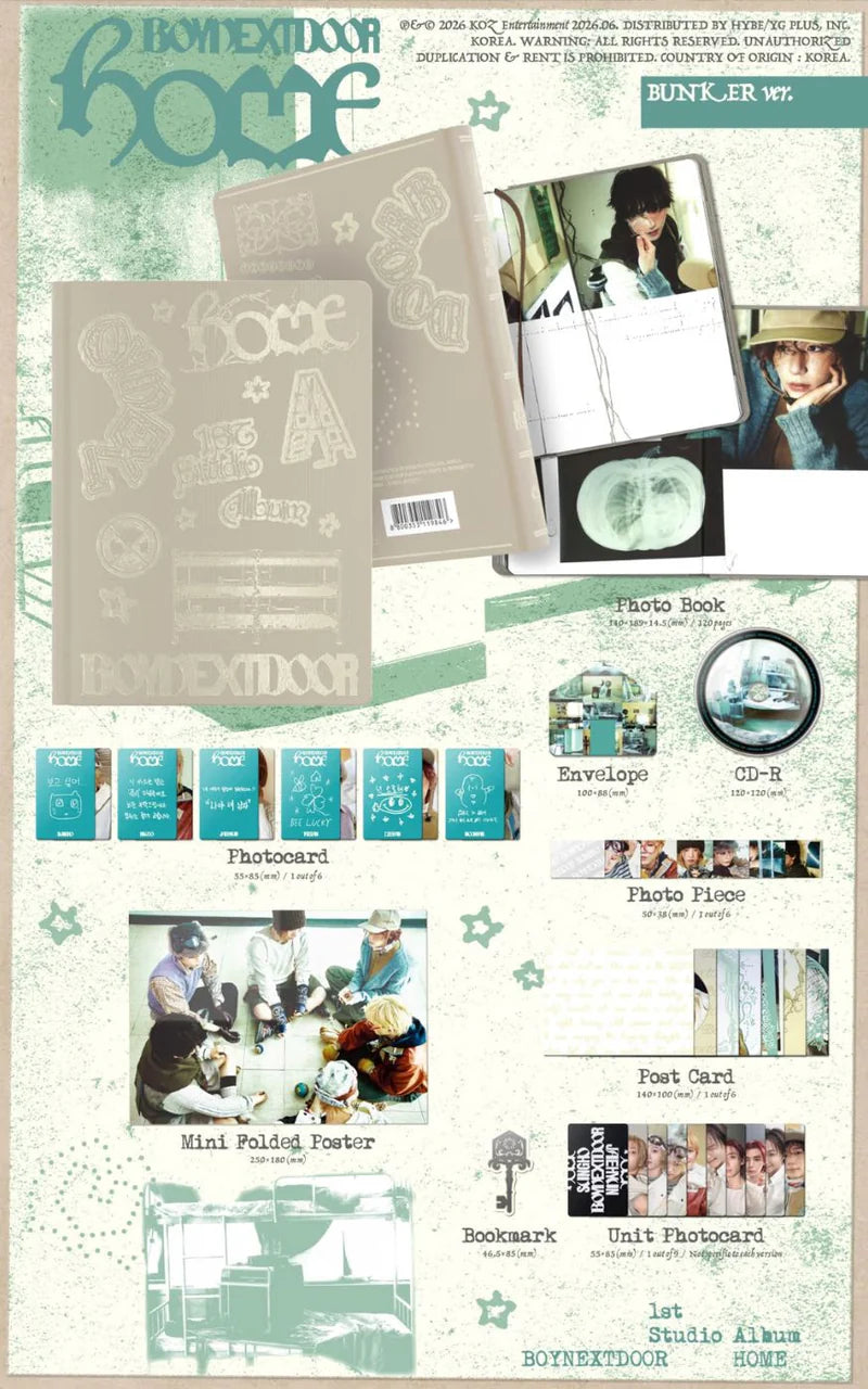 BOYNEXTDOOR - HOME [PRE-ORDER]