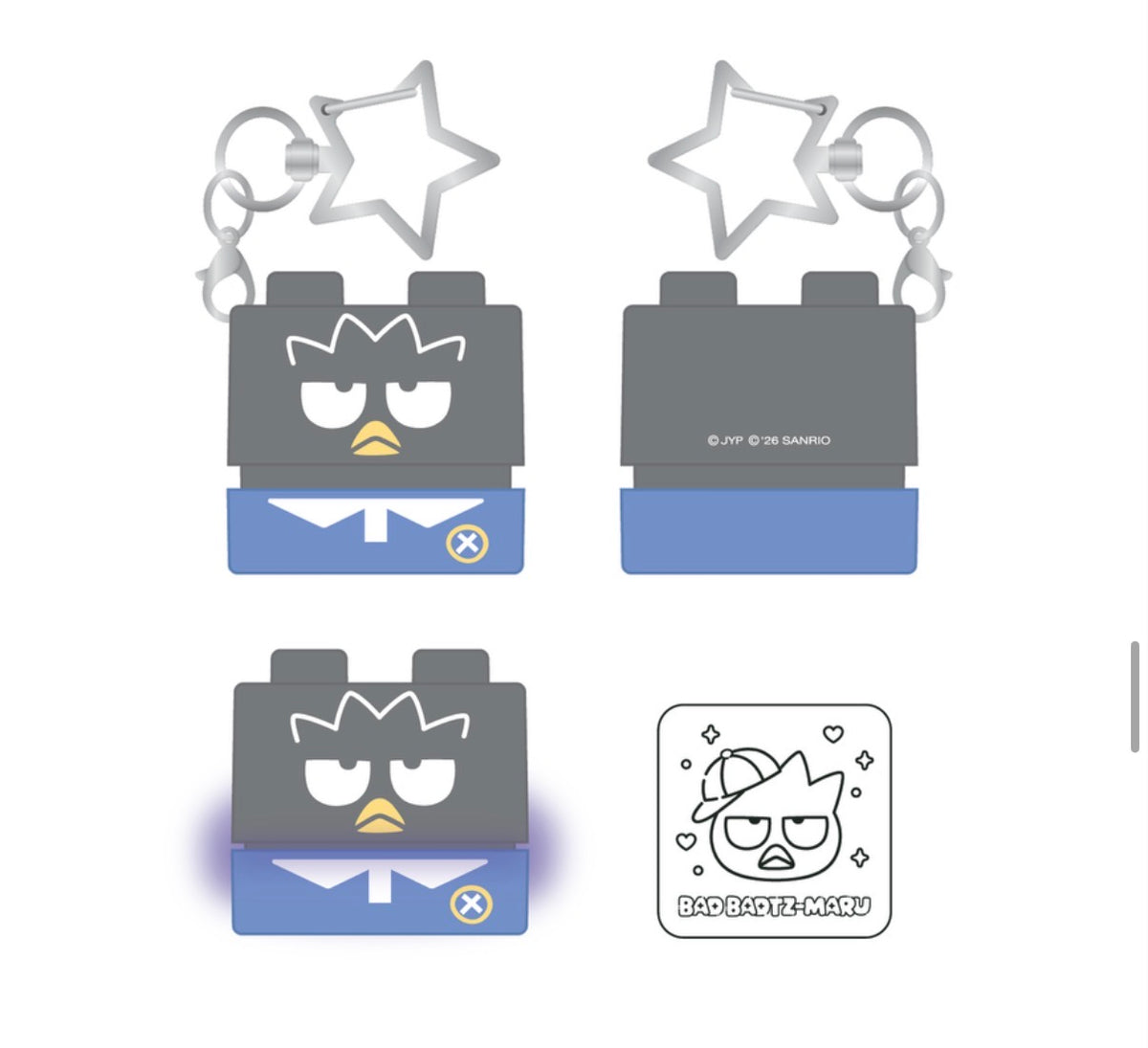 STRAY KIDS - SKZOO X SANRIO SECRET BLOCK STAMP [OCTOBER restock] (random)