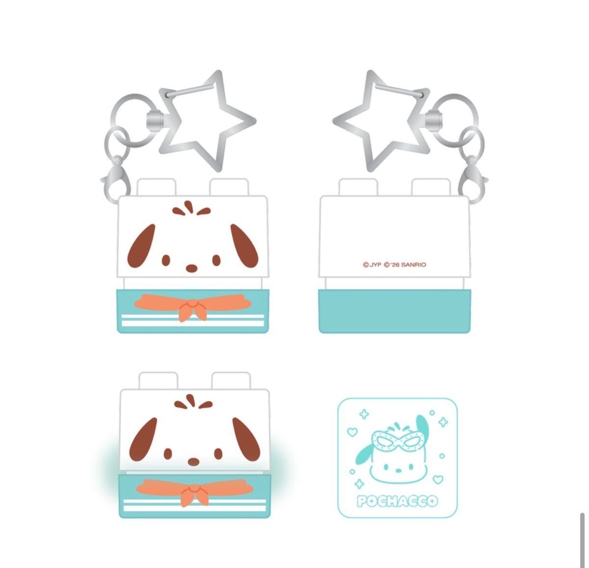 STRAY KIDS - SKZOO X SANRIO SECRET BLOCK STAMP [OCTOBER restock] (random)