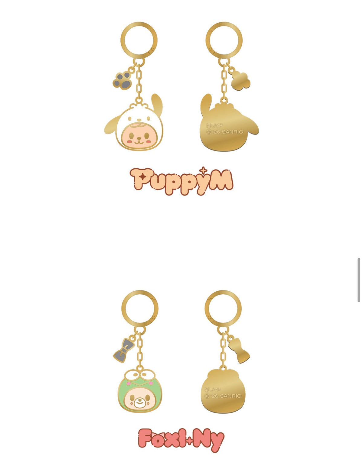 STRAY KIDS - SKZOO X SANRIO METAL KEYRING [ OCTOBER  restock]