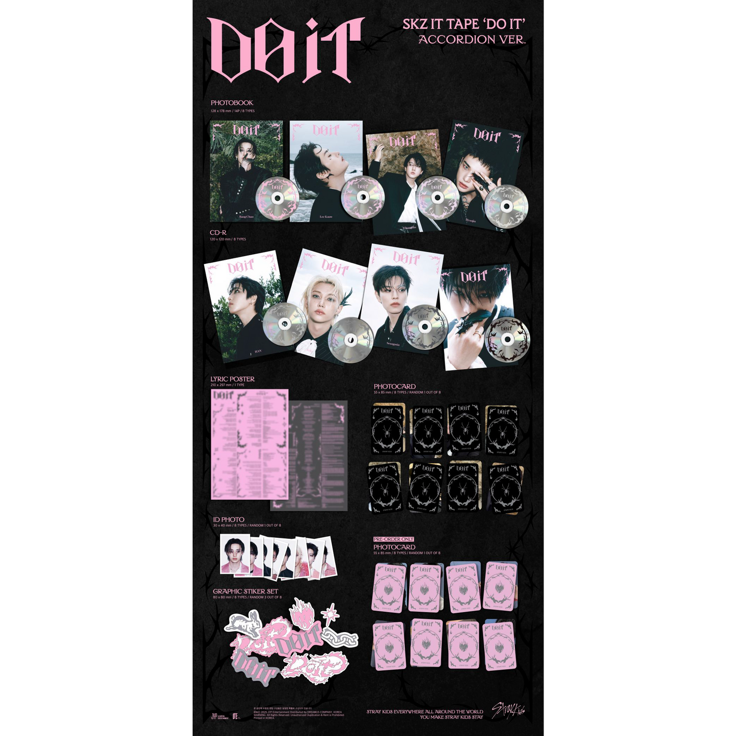 STRAY KIDS - DO IT accordion [next restock]