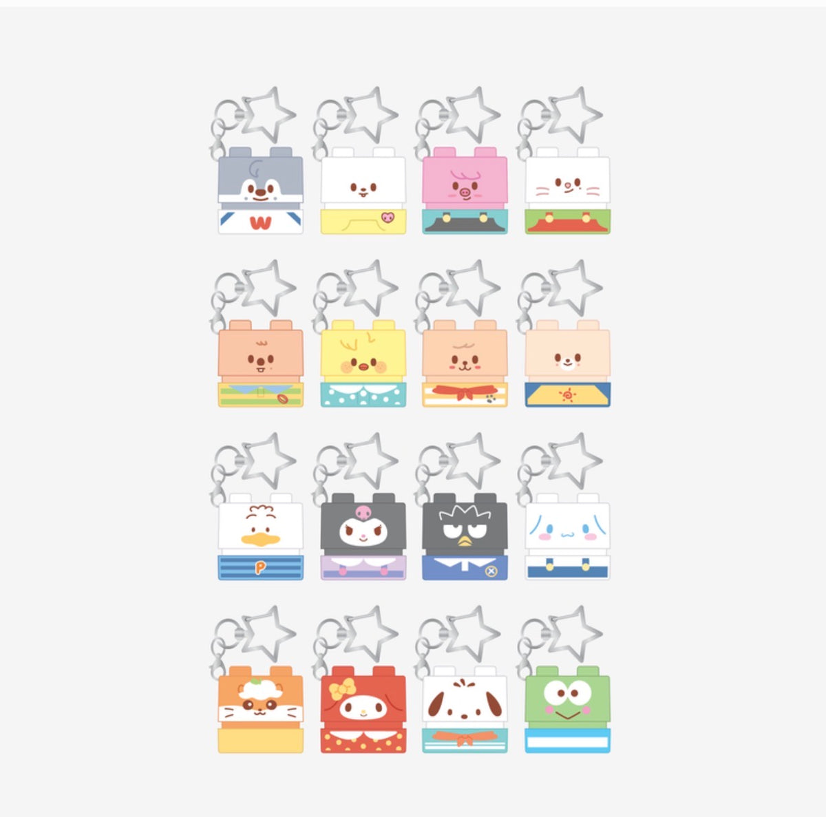 STRAY KIDS - SKZOO X SANRIO SECRET BLOCK STAMP [OCTOBER restock] (random)