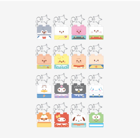 STRAY KIDS - SKZOO X SANRIO SECRET BLOCK STAMP [OCTOBER restock] (random)