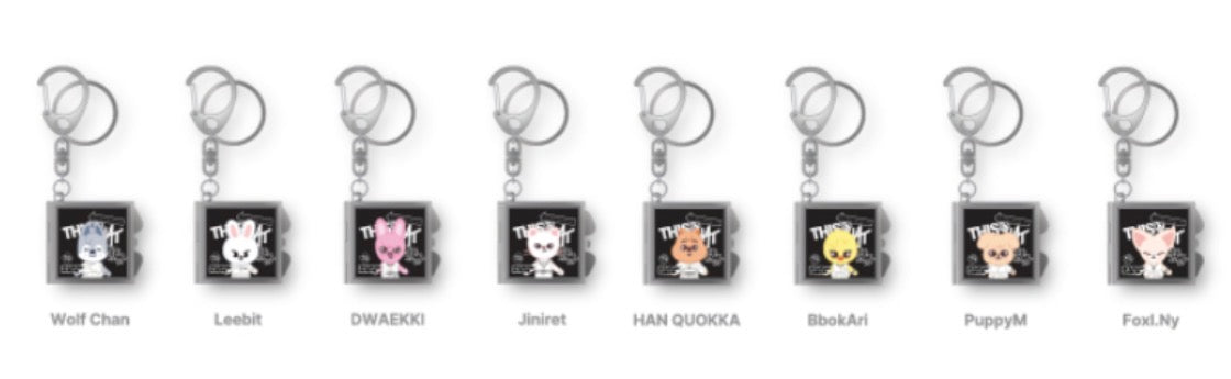 STRAY KIDS - SKZOO MIRROR KEYRING