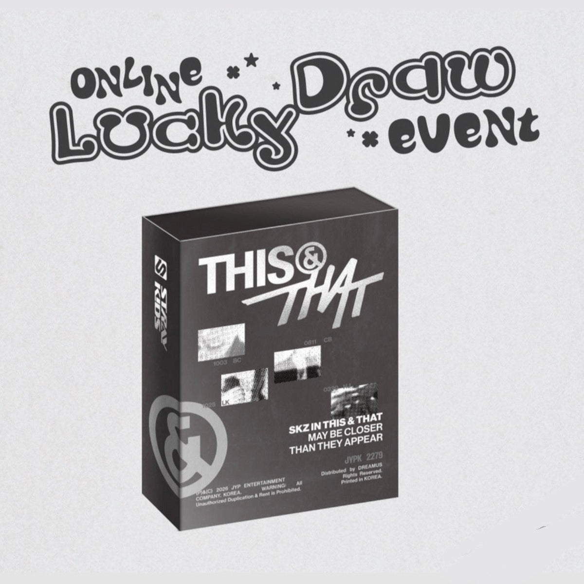 STRAY KIDS - THIS & THAT FANS ver. + FANSSHOP 2 ONLINE LUCKY DRAW