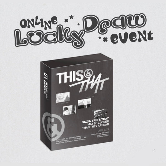 STRAY KIDS - THIS & THAT FANS ver. + FANSSHOP 2 ONLINE LUCKY DRAW