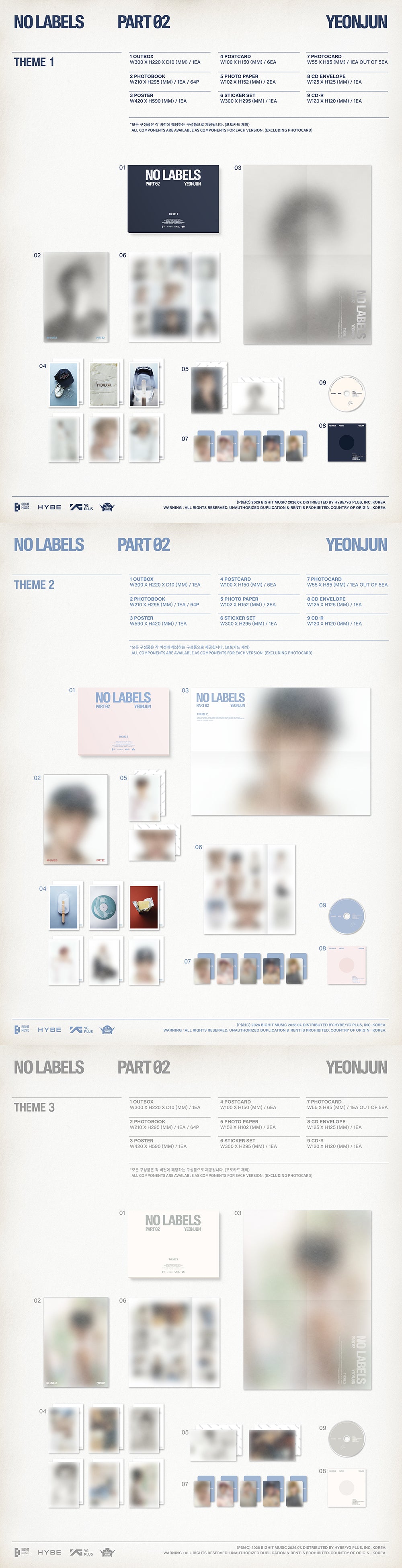 TXT - YEONJUN NO LABELS: PART 02 (PRE-ORDER)