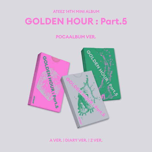ATEEZ - GOLDEN HOUR PART. 5 pocaalbum ver. [JULY restock]