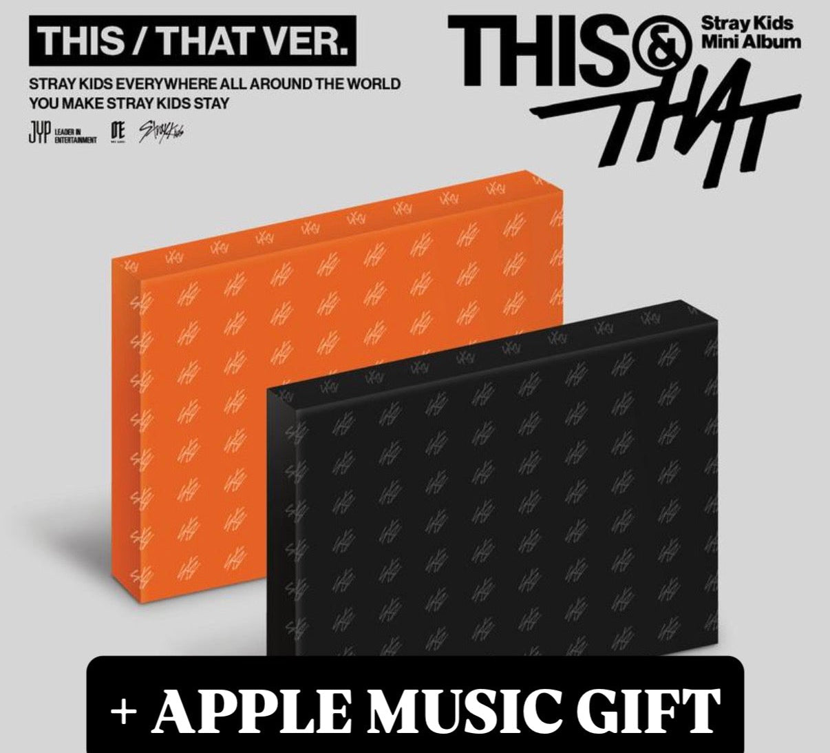 STRAY KIDS - THIS & THAT [THIS VER - THAT VER] (PRE-ORDER) + APPLE MUSIC preorder benefit gift