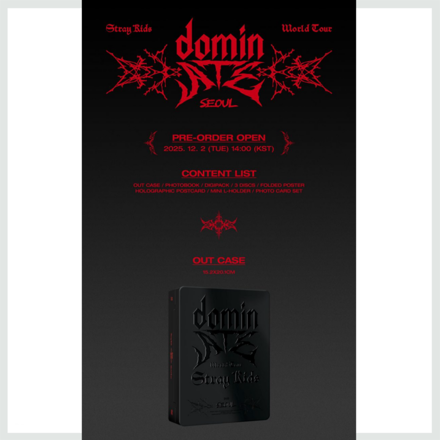STRAY KIDS - World tour DOMINATE in Seoul (DVD)