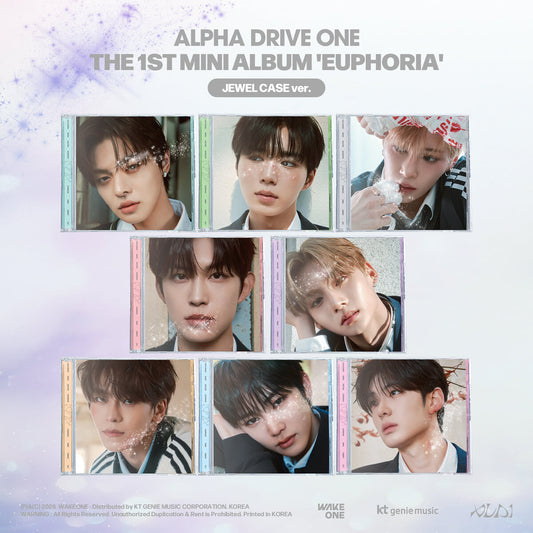 ALPHA DRIVE ONE – 1st Mini Album EUPHORIA Jewel Case