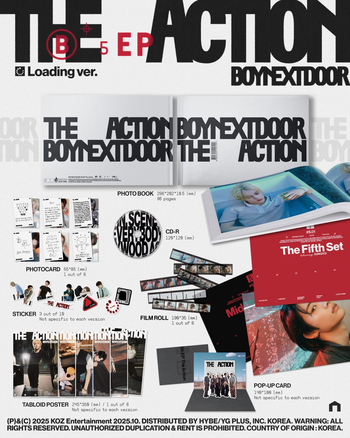 BOYNEXTDOOR – 5th EP Album The Action