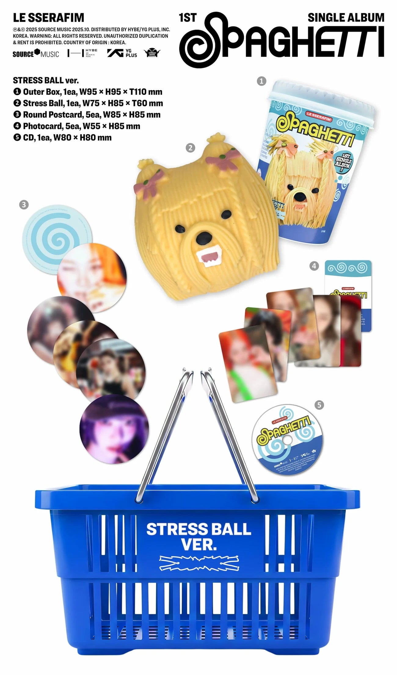 LE SSERAFIM - SPAGHETTI (STRESS BALL ver .)