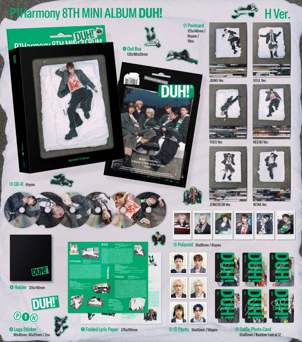 P1Harmony – 8th Mini Album DUH! (Compact H)
