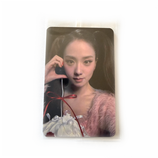 BLACK PINK - JISOO AMORTAGE photocard (KTOWN4U POB)