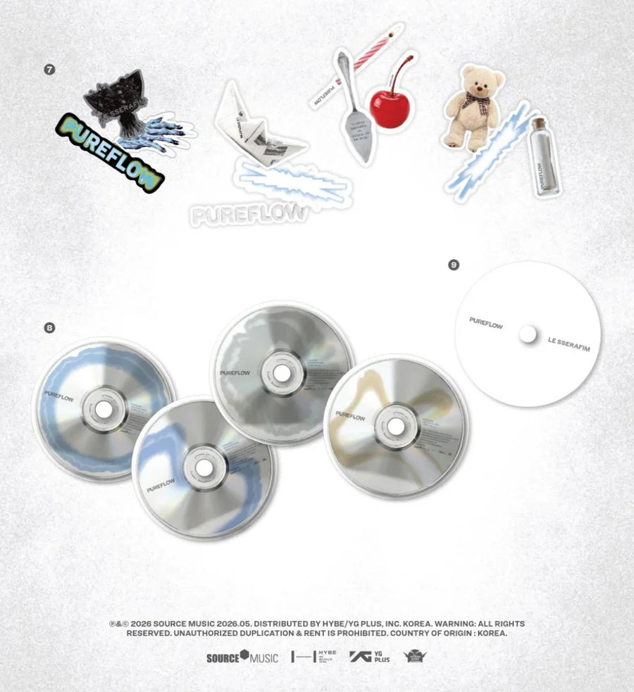 LE SSERAFIM - 'PUREFLOW' PT.1 (PRE-ORDER)