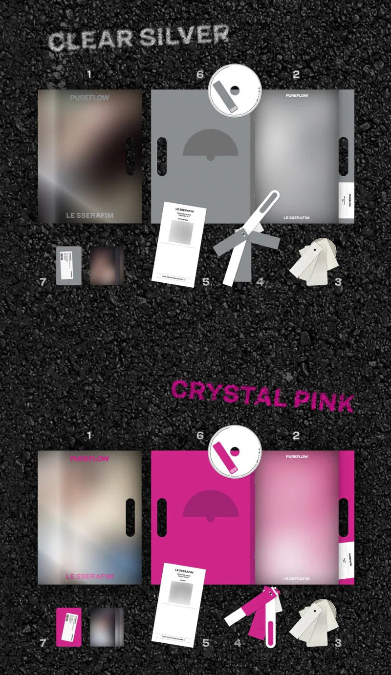 LE SSERAFIM - 'PUREFLOW' PT.1 COMPACT ver [next restock]
