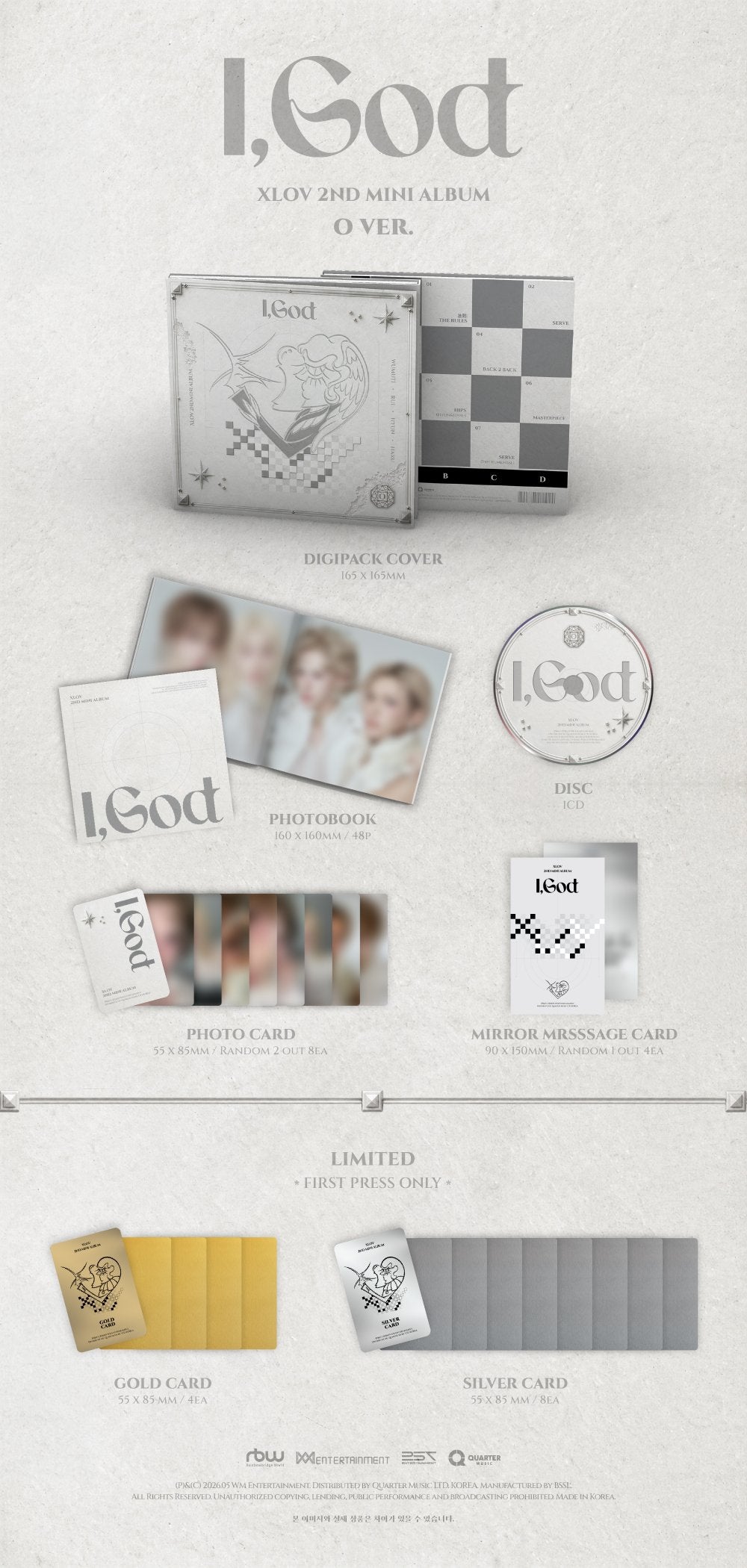 XLOV - I,GOD  [JULY restock]
