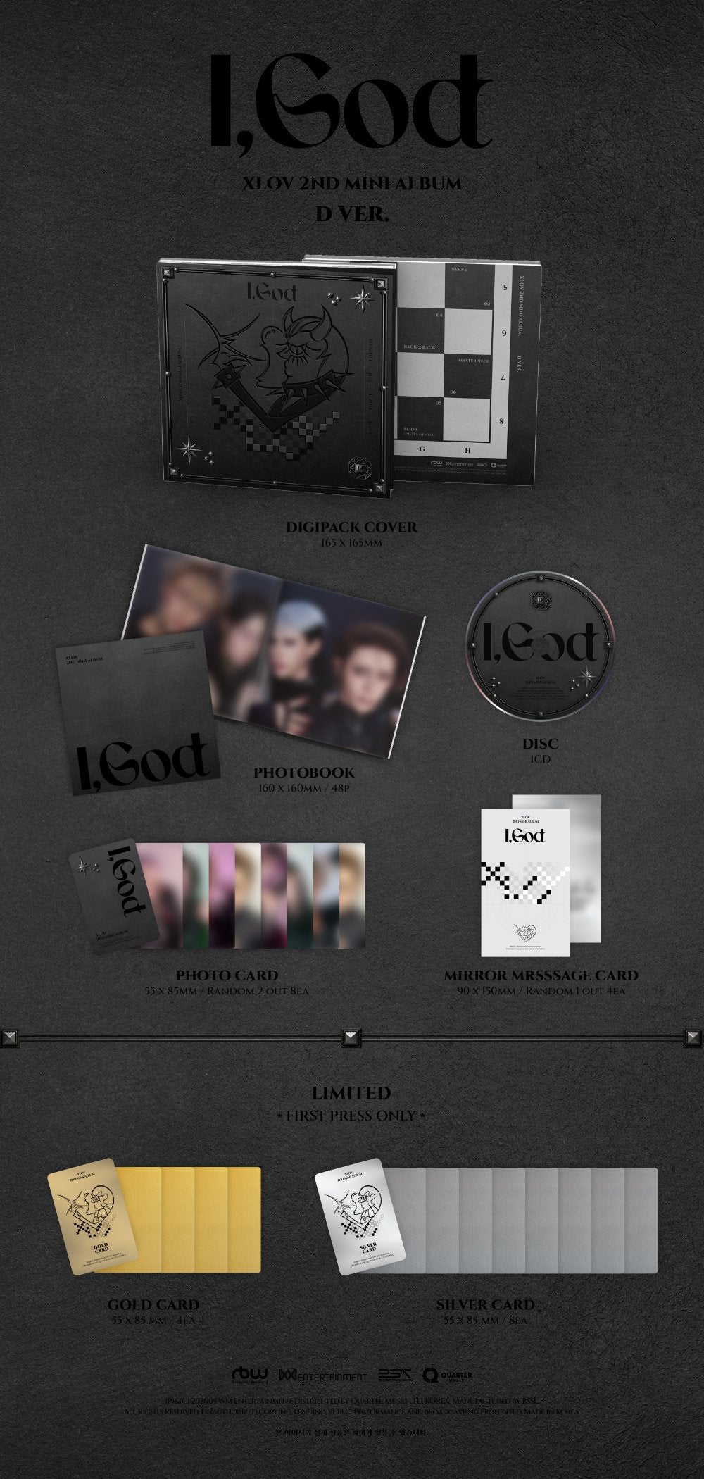 XLOV - I,GOD  [JULY restock]