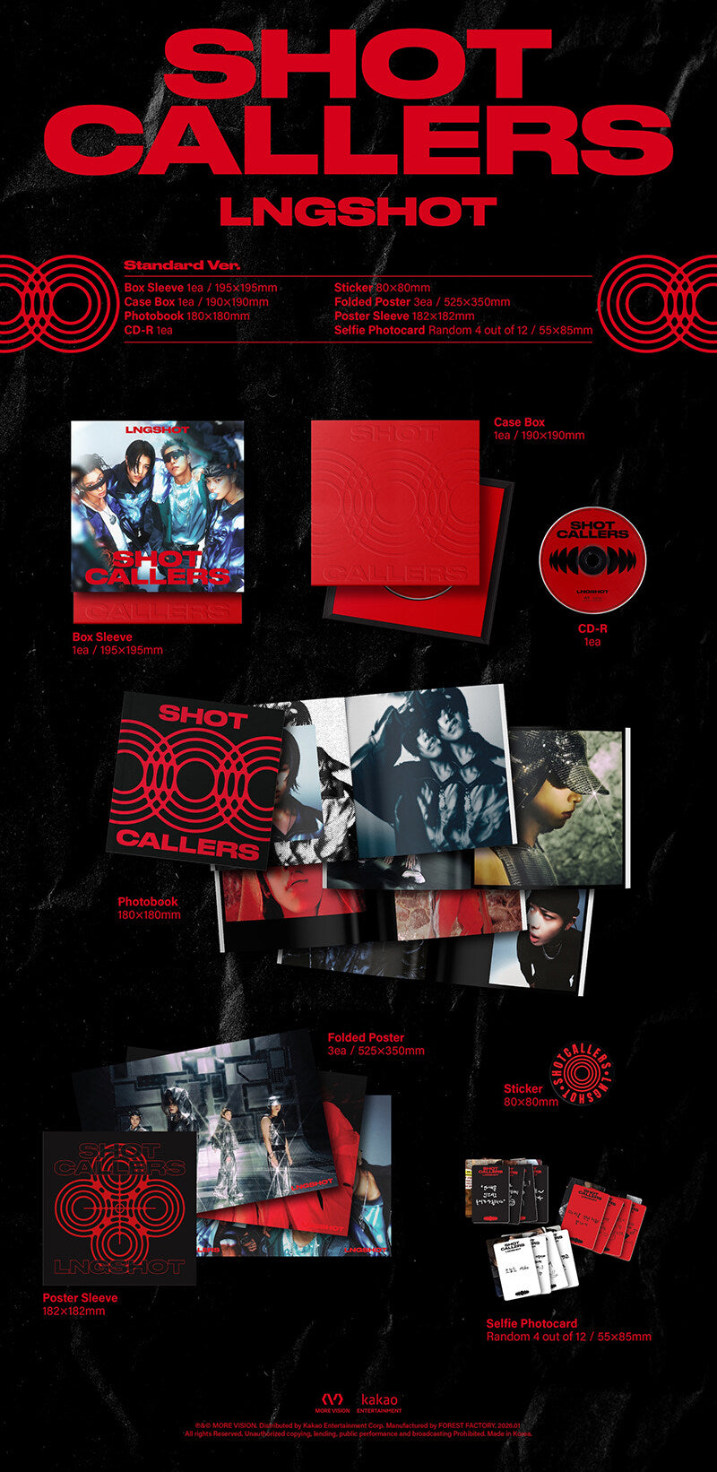 LNGSHOT - SHOT CALLERS (STANDARD VER.) [JULY restock]