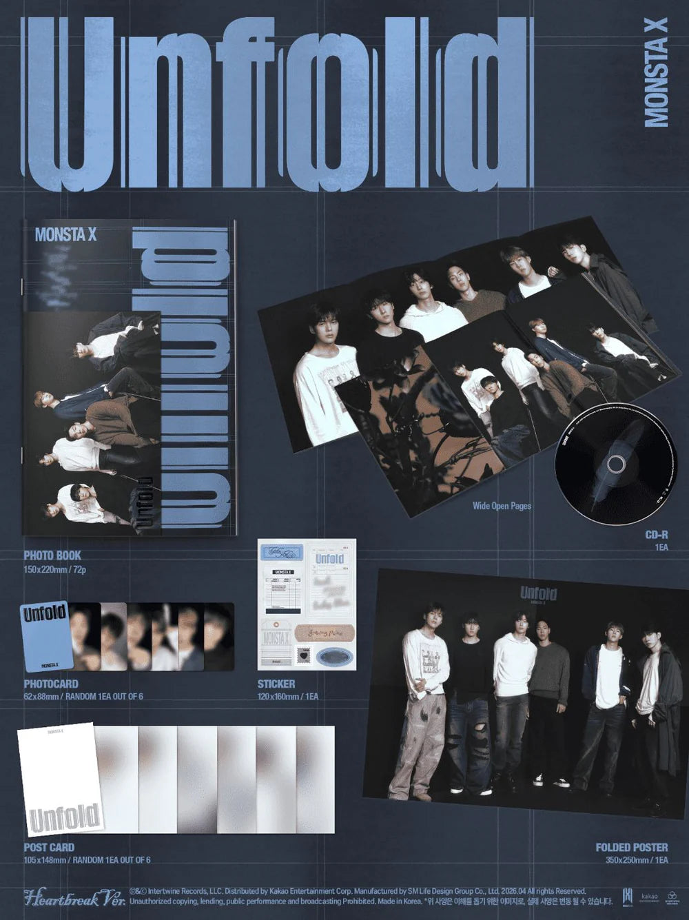 MONSTA X - UNFOLD [next restock]