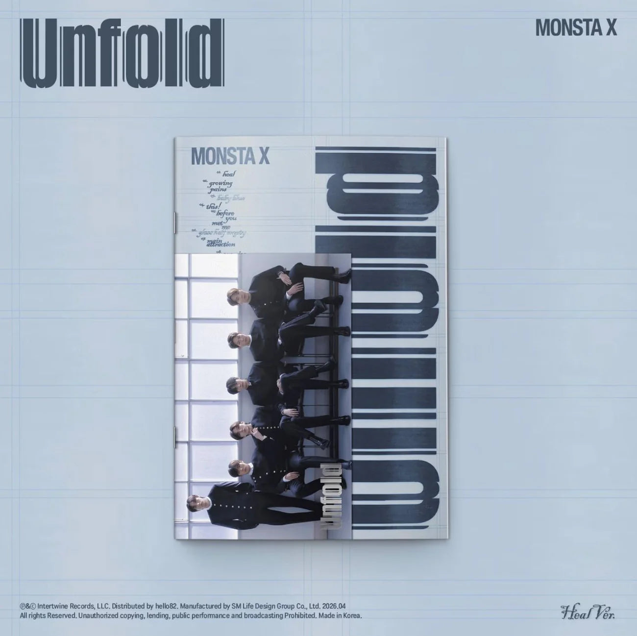 MONSTA X - UNFOLD [next restock]