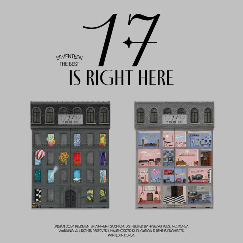 SEVENTEEN - SEVENTEEN BEST ALBUM - 17 IS RIGHT HERE [next restock]