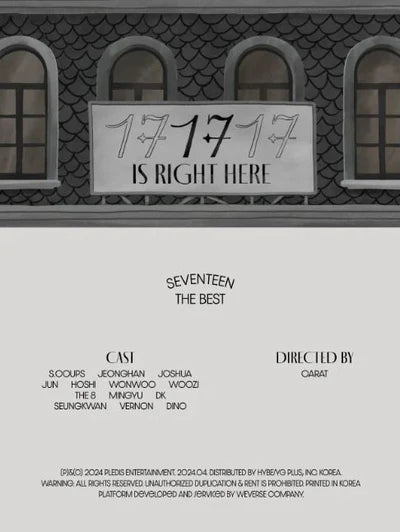 SEVENTEEN - 17 IS RIGHT HERE (WEVERSE ALBUMS VER.) [next restock]
