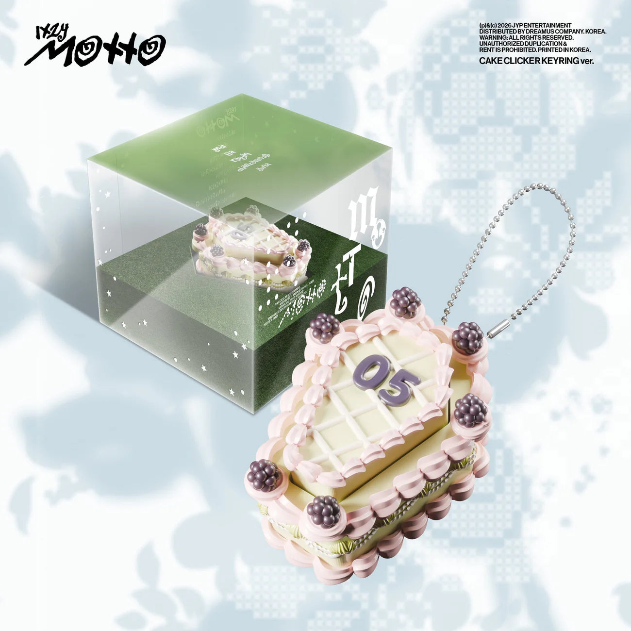 ITZY - MOTTO (CAKE CLICKER KEYRING VER.) [next restock]