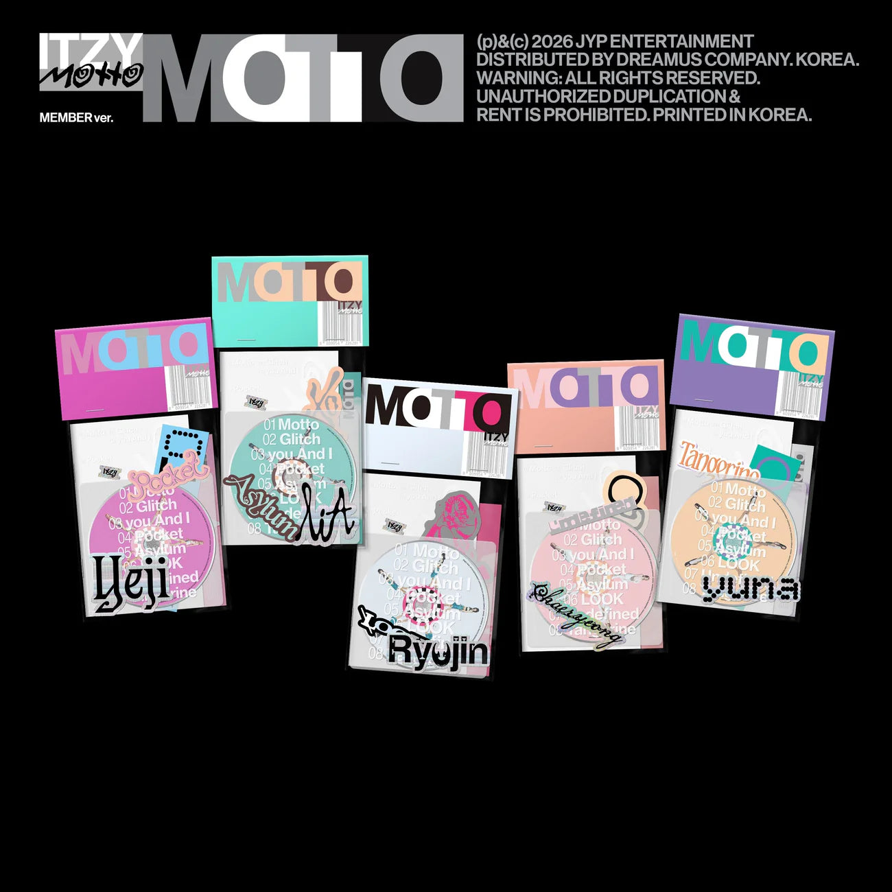 ITZY - MOTTO (MEMBER VER.) [next restock]