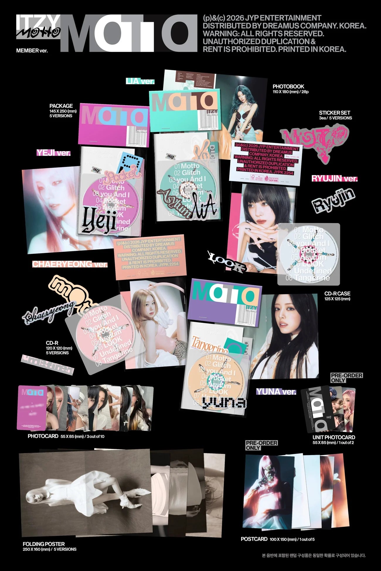 ITZY - MOTTO (MEMBER VER.) [next restock]