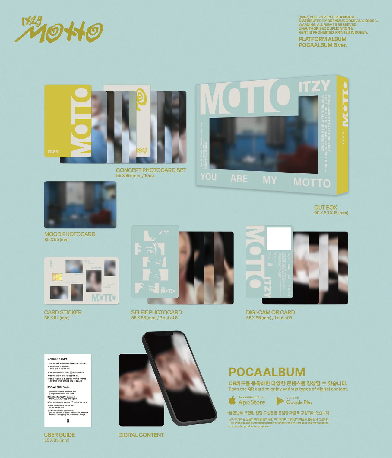 ITZY - MOTTO (POCA ALBUM) [ next restock]