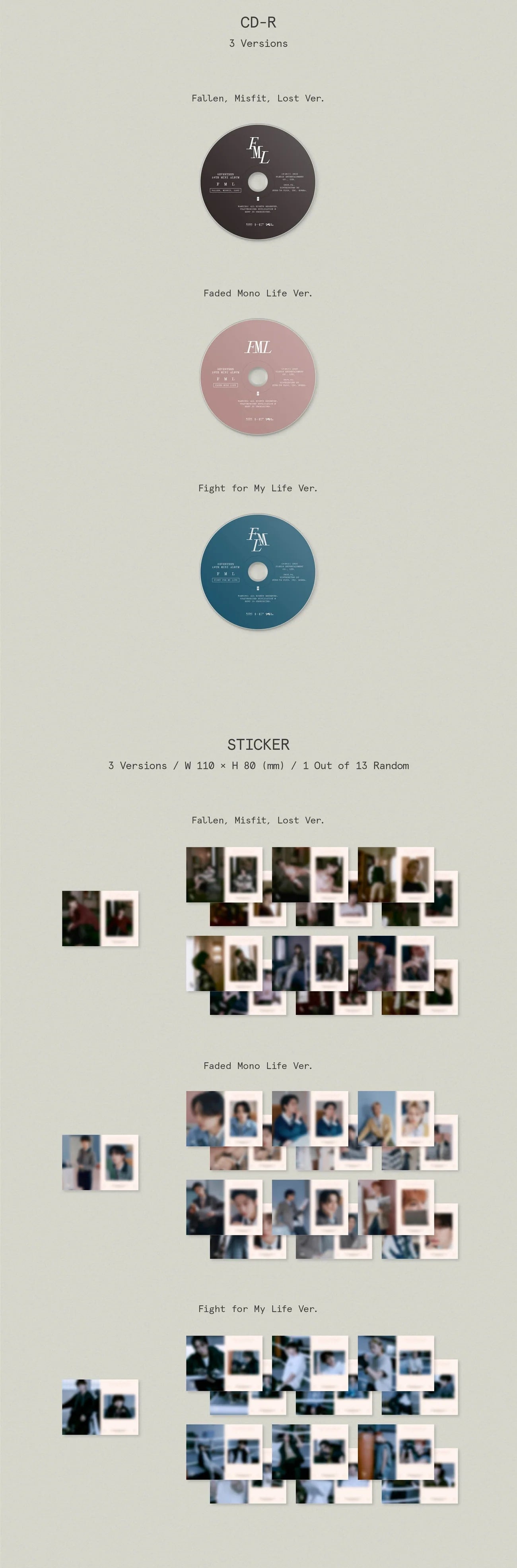 SEVENTEEN - 'FML' PHOTOBOOK ver. [next restock]