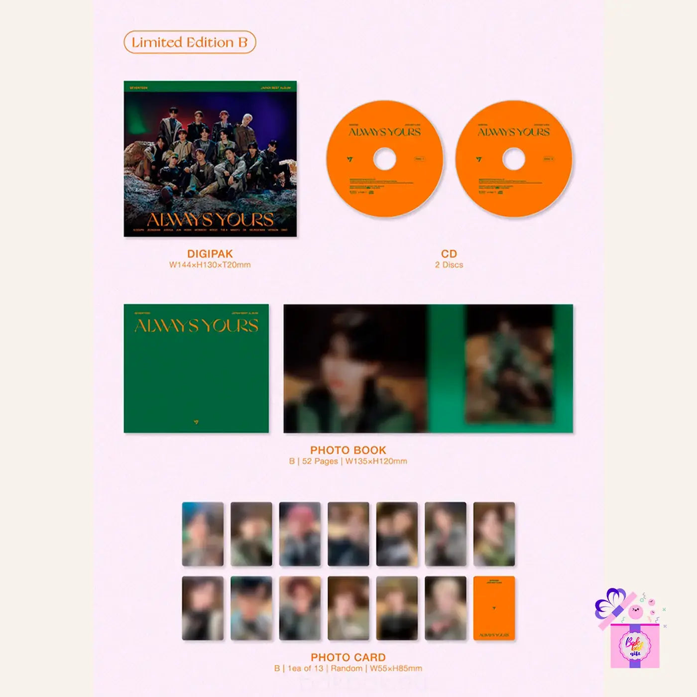 SEVENTEEN - ALWAYS YOURS (limited B) [next restock]