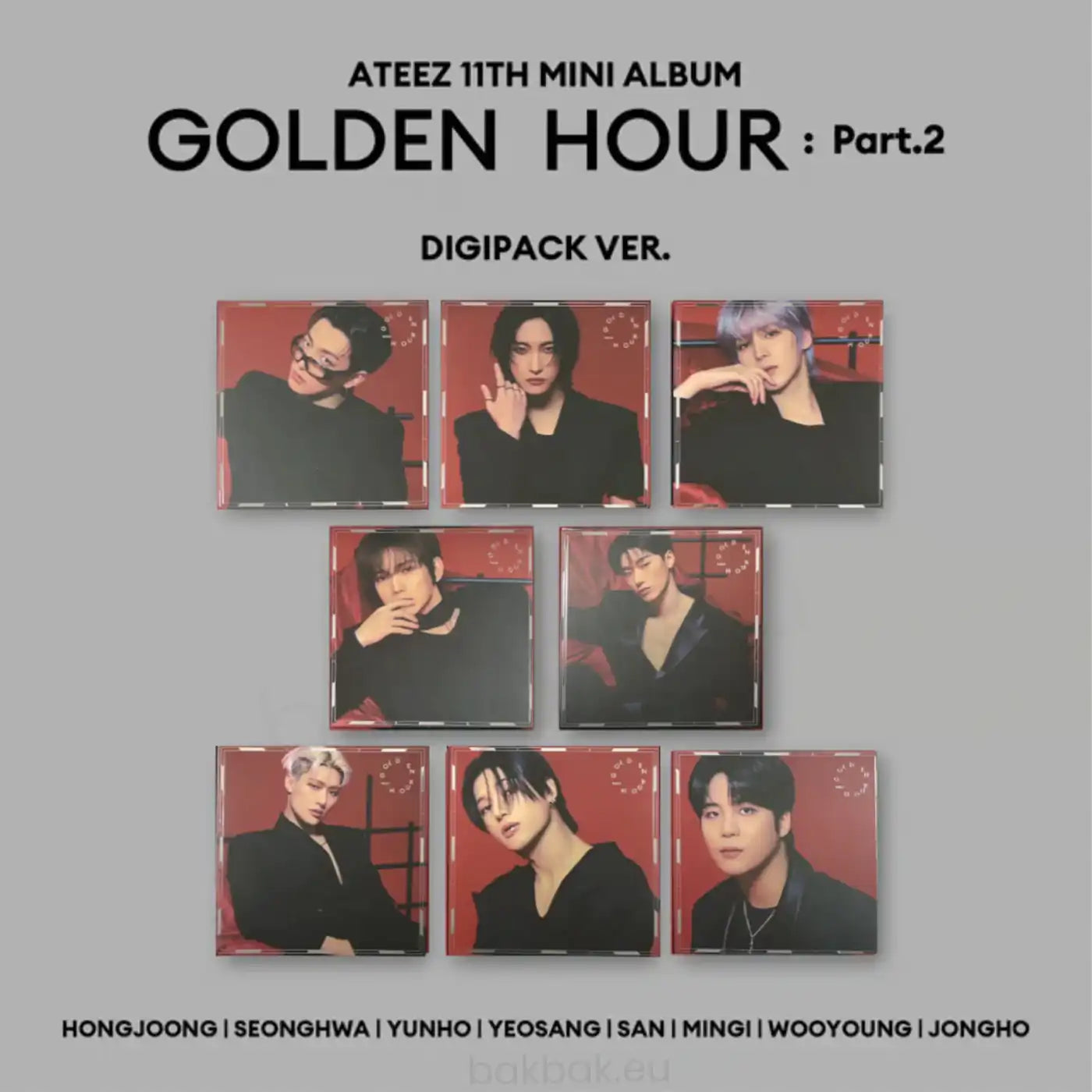 ATEEZ - GOLDEN HOUR PART. 2 (Digipack) [JULY restock]