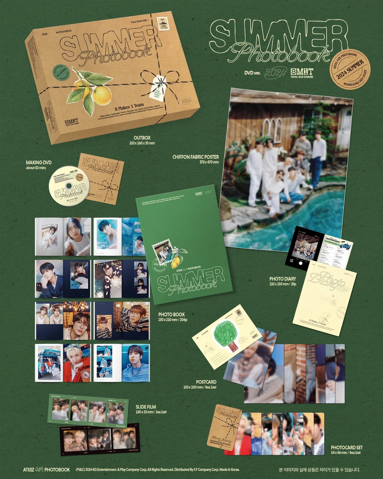 ATEEZ - 2024 SUMMER PHOTOBOOK (DVD) [next restock]
