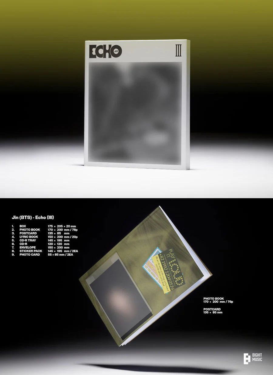 JIN (BTS) - ECHO [next restock]