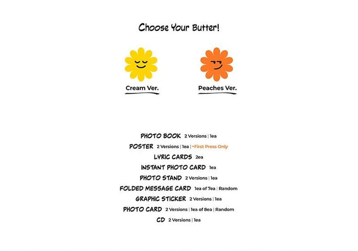 BTS - ALBUM (BUTTER) [next restock]