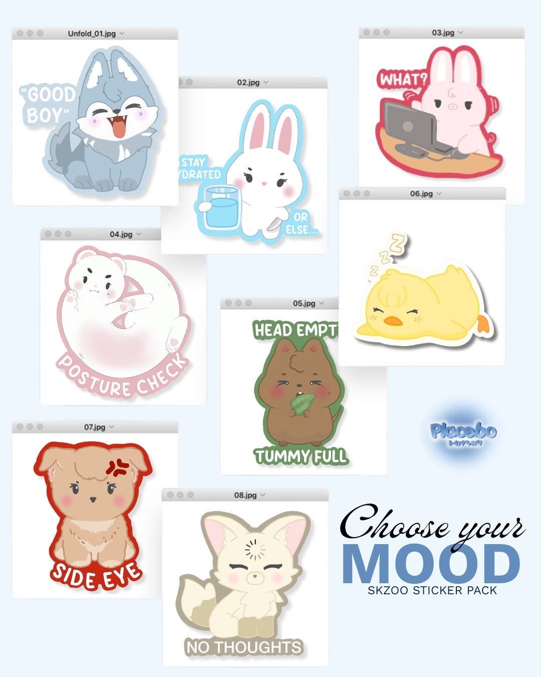 FANMADE - SKZOO STICKERS [PRE-ORDER]