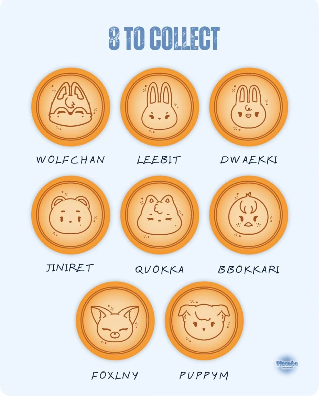 FANMADE - SKZOO COOKIES (MISTERY PLUSH PINS) [PRE-ORDER]