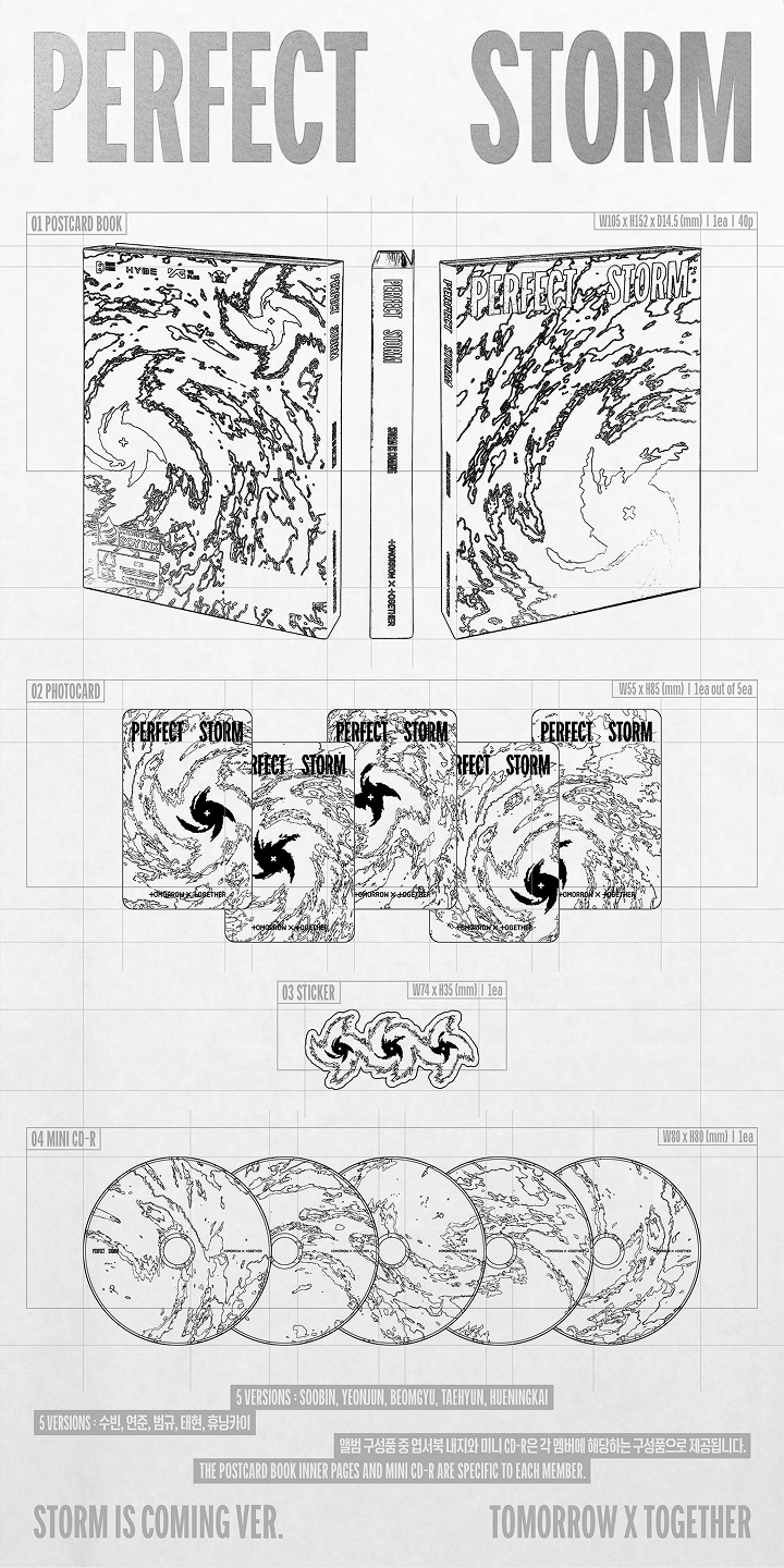 TOMORROW X TOGETHER -  'PERFECT STORM' (STORM IS COMING Ver.) + WEVERSE PREORDER GIFT